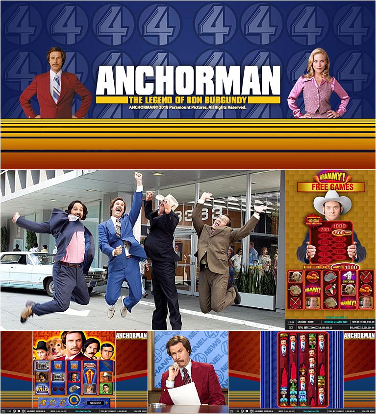 Anchorman: Legenda Slot Ron Burgundy
