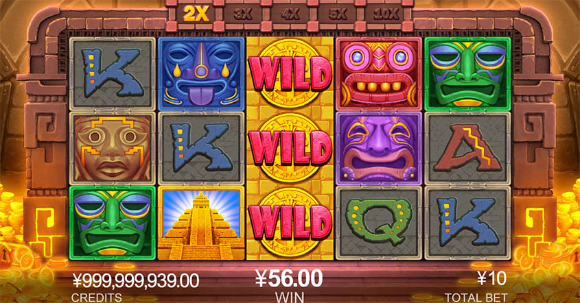 Wild symbols online slot game