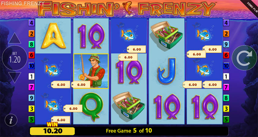 Popularity Fishin Frenzy Slot เกมส์ใหม่ มาแรง 21 22