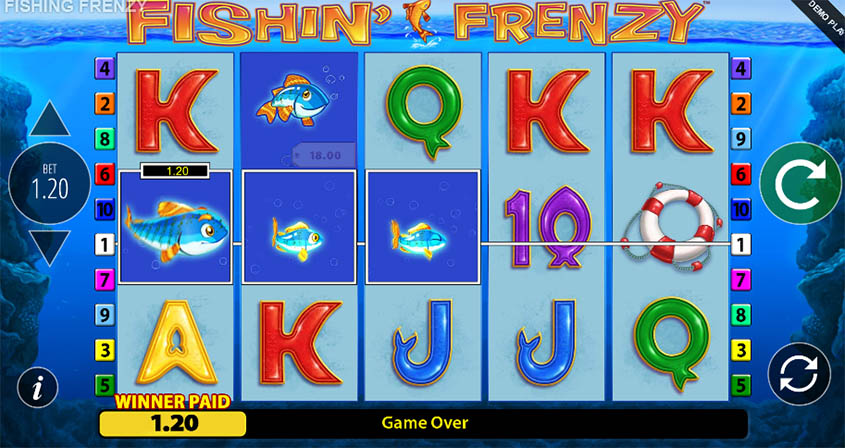 Popularity Fishin Frenzy Slot เกมส์ใหม่ มาแรง 21 22