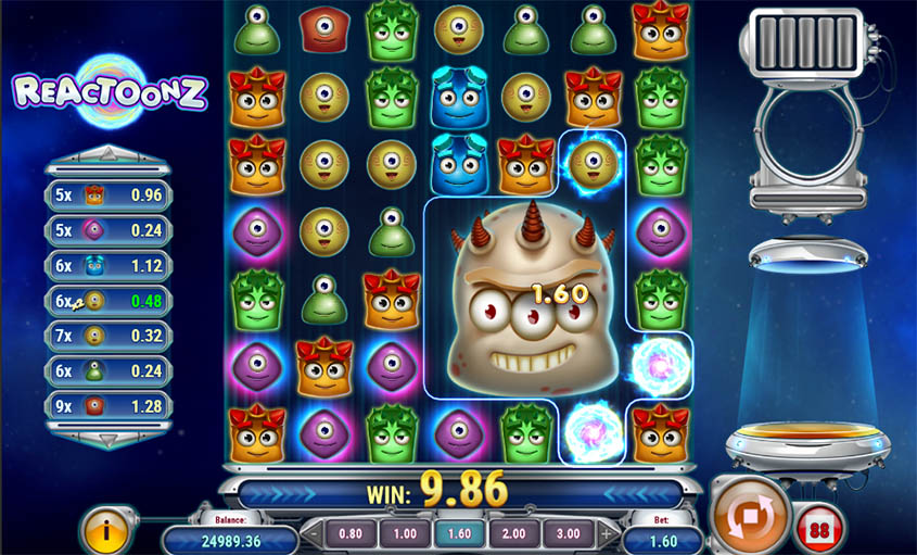 Slot Reactoonz