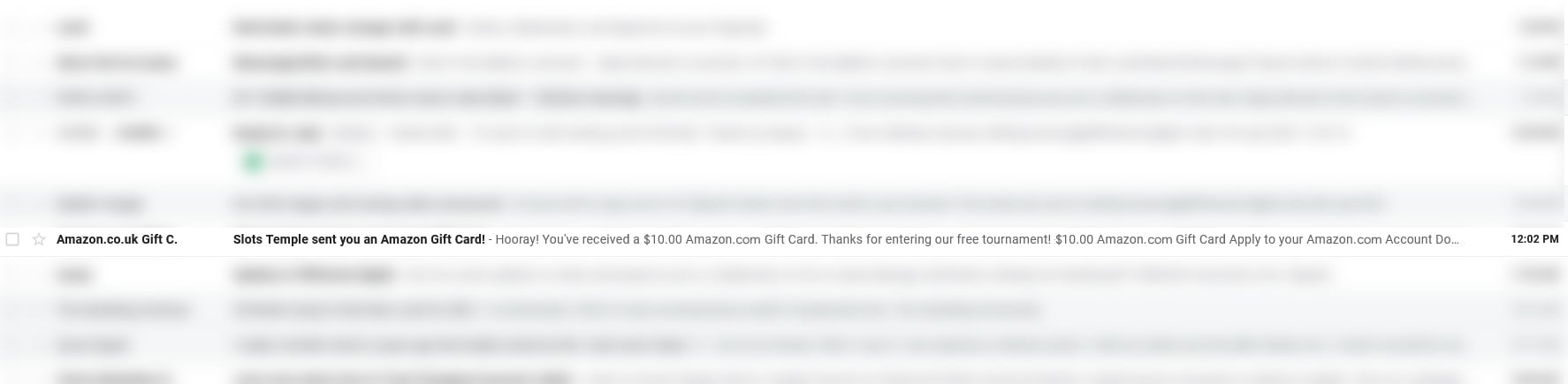 Amazon Gift Card Claim