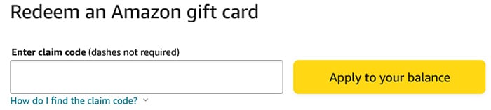 Amazon Card Redeem