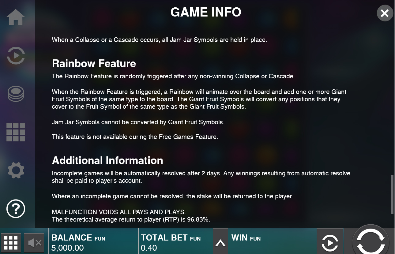 Slots Temple Tournaments Paytable 1
