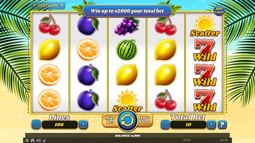 Slot 100 Juicy Fruits