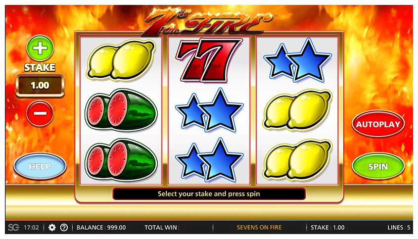 7s On Fire slot