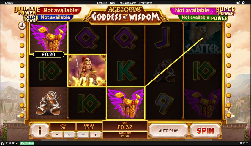 Slot Age of the Gods of the Goddess of Wisdom