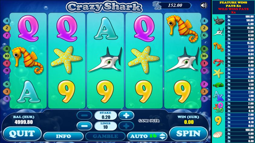 Crazy Shark 🕹️ Play Now on GamePix