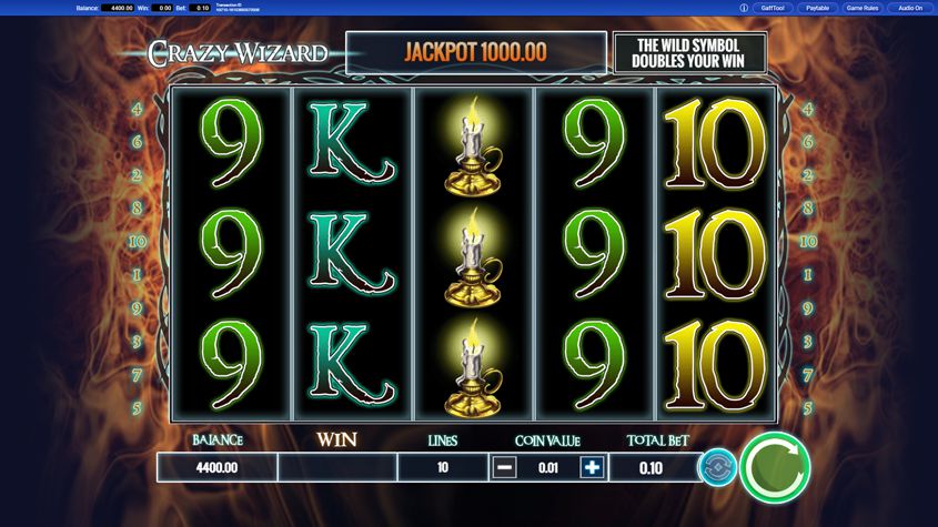 Crazy Wizard Slots, Real Money Slot Machine & Free Play Demo