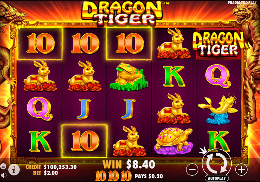 Dragon Tiger Luck: Ganhe até 200x no jogo do Dragon Tiger Slot