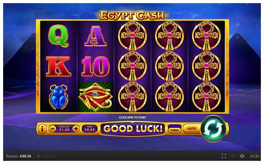 Egypt Cash Slot Free Play in Demo Mode