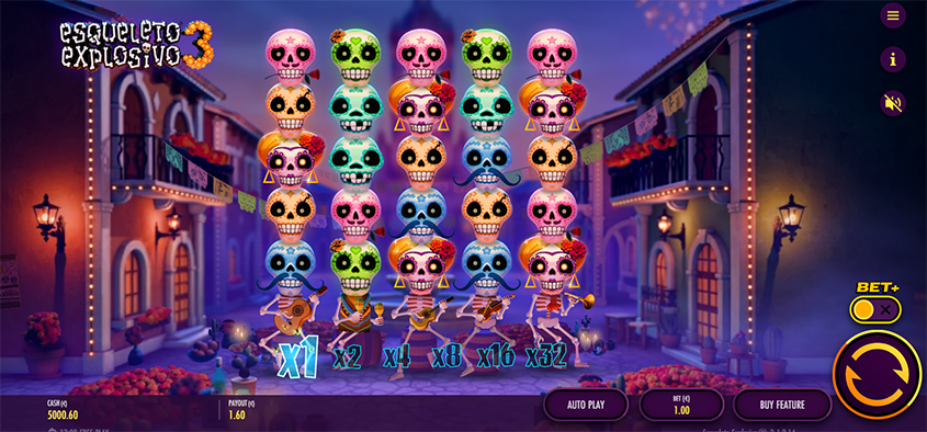 esqueleto explosivo slot free play