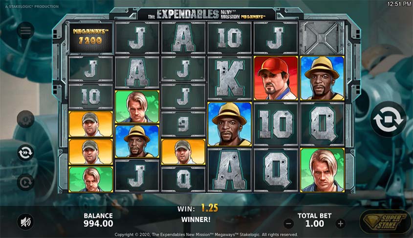 Expendables Misi Baru Megaways