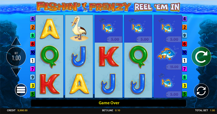 Fishin' Frenzy Reel 'Em In Slot - Free Play in Demo Mode