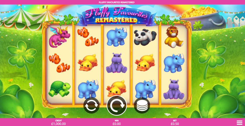 Fluffy Favourites Remastered Slot | Play Online | RTP: 95.00%