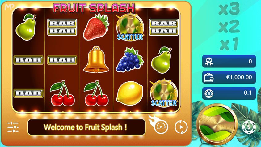 Fruit Splash Slot - Free Play in Demo Mode - Nov 2023