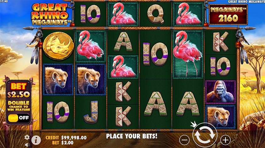 Slot Megaway Badak Hebat