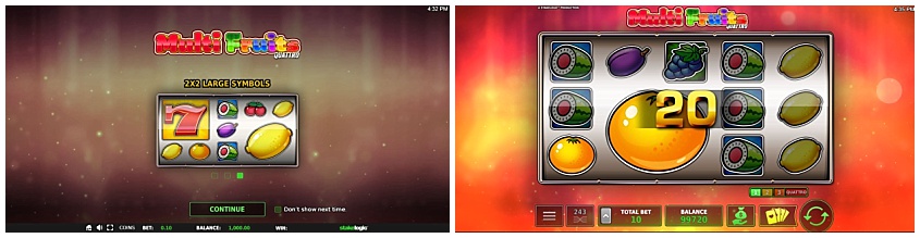 Multi Fruits Quattro slot