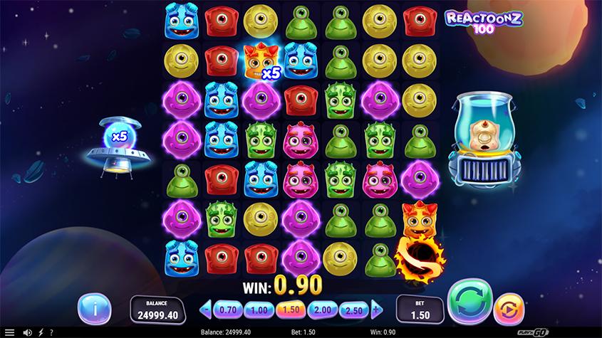 Reactoonz 100 Slot | Play Online | RTP: 96.20%