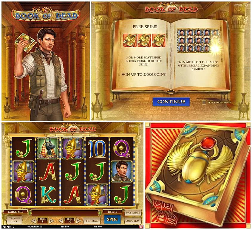 book of dead free spins