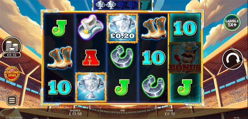 Rodeo Grand Slot | Play Online | RTP: 94.50%