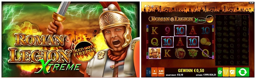 Roman Legion Xtreme Red Hot Firepot Slot