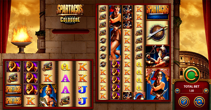 Gulungan Super Kolosal Spartacus