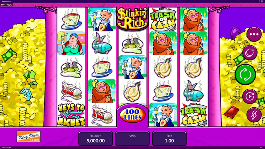 Stinkin' Rich (King Show Games) Slot - Free Play in Demo Mode
