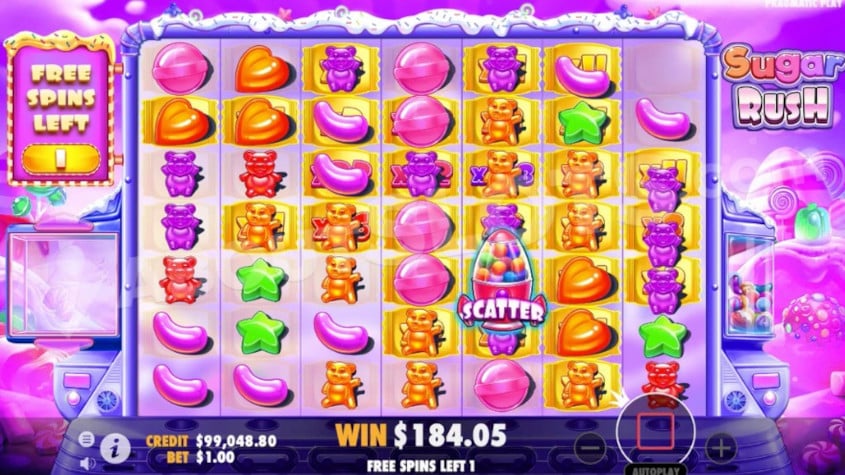 Sugar Rush slot demo by Pragmatic Play