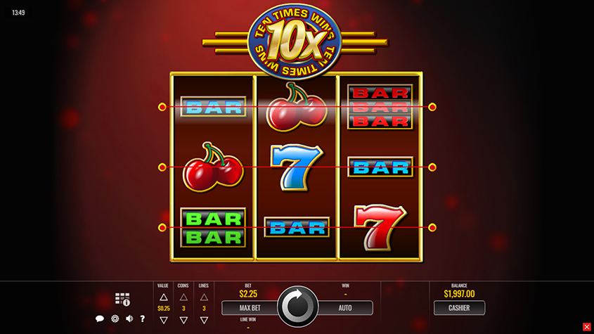 10 Times Wins Slots, Real Money Slot Machine & Free Play Demo