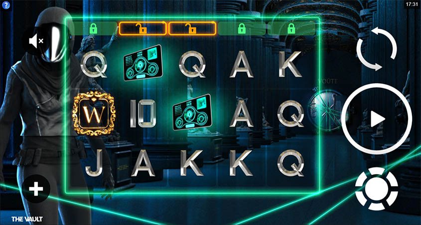 Diamond vault slot machine