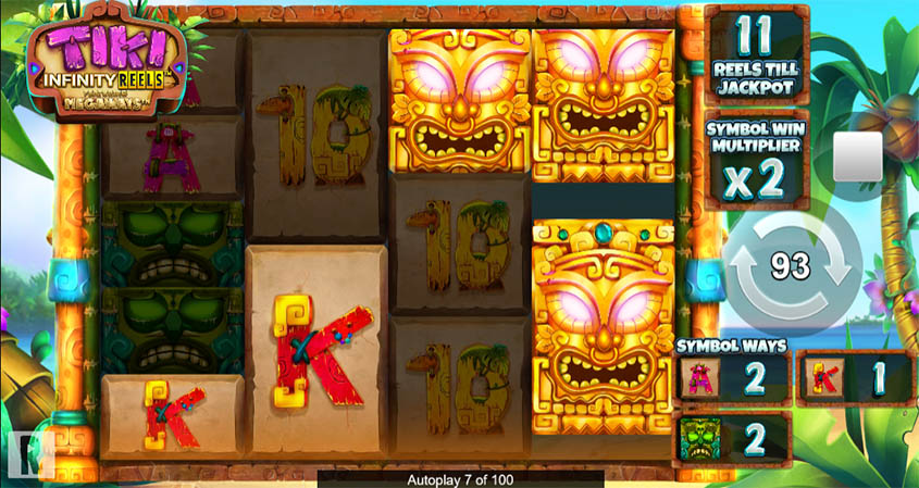 Tiki Infinity Reels Menampilkan Megaways