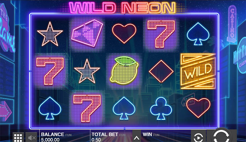 Wild Neon Slot - Free Play in Demo Mode