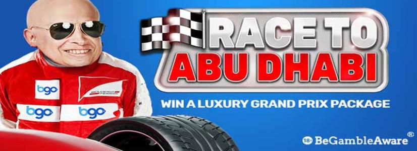 Win a Trip to the Abu Dhabi Grand Prix at BGO